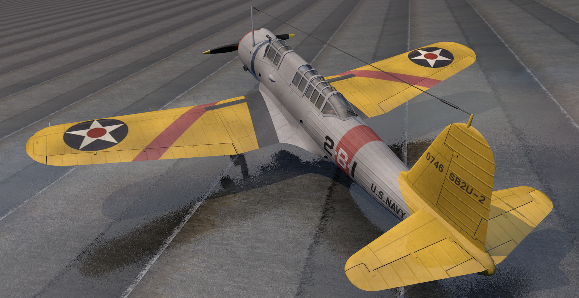 Vought SB2U Vindicator 3D model_6