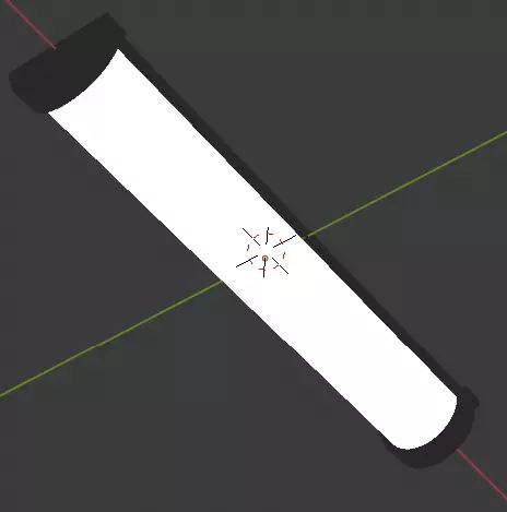 fluorescent lamp 3D model