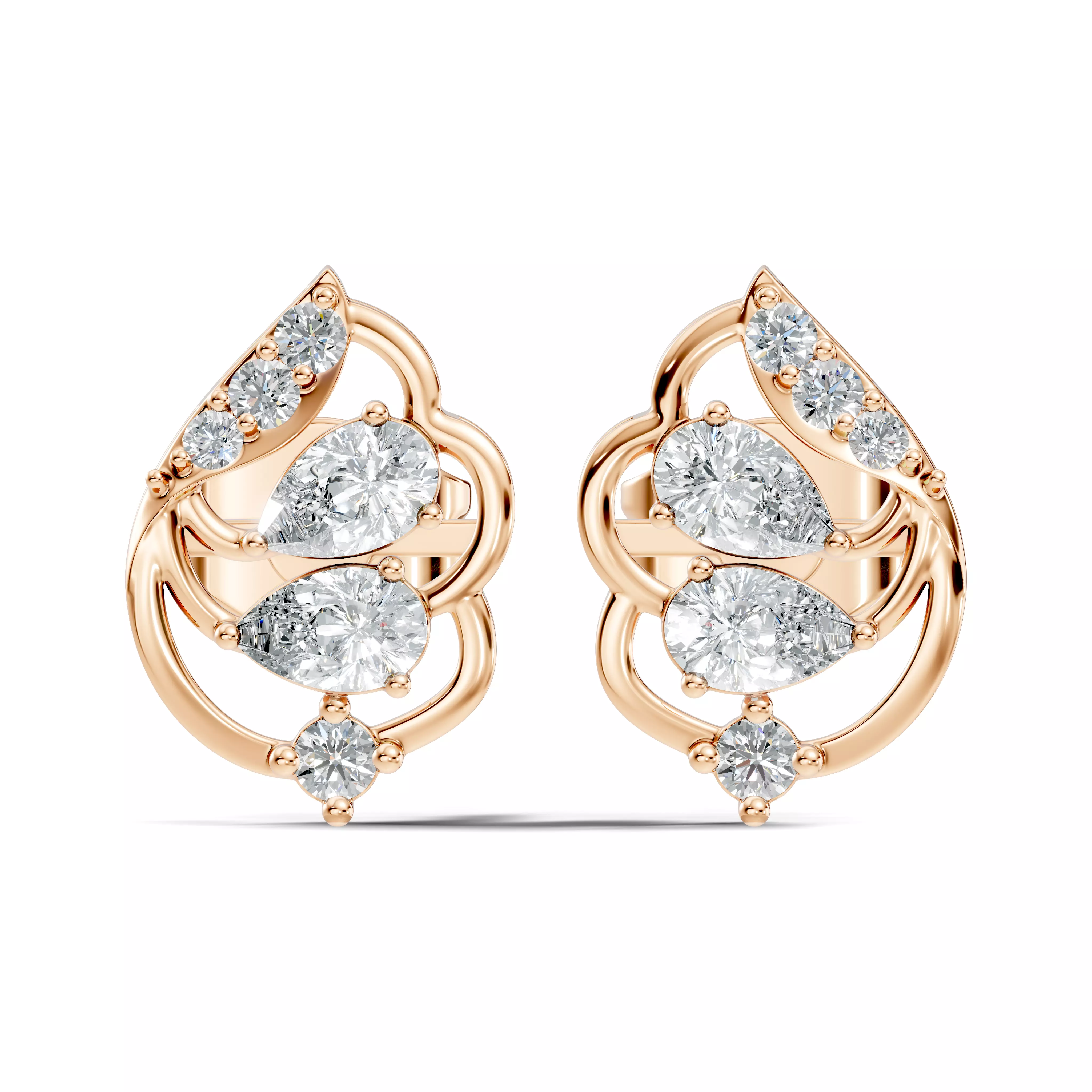 Studs Earrings 3D print model