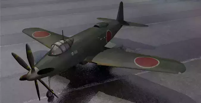 Yokosuka R2Y1 Keuin 3D model
