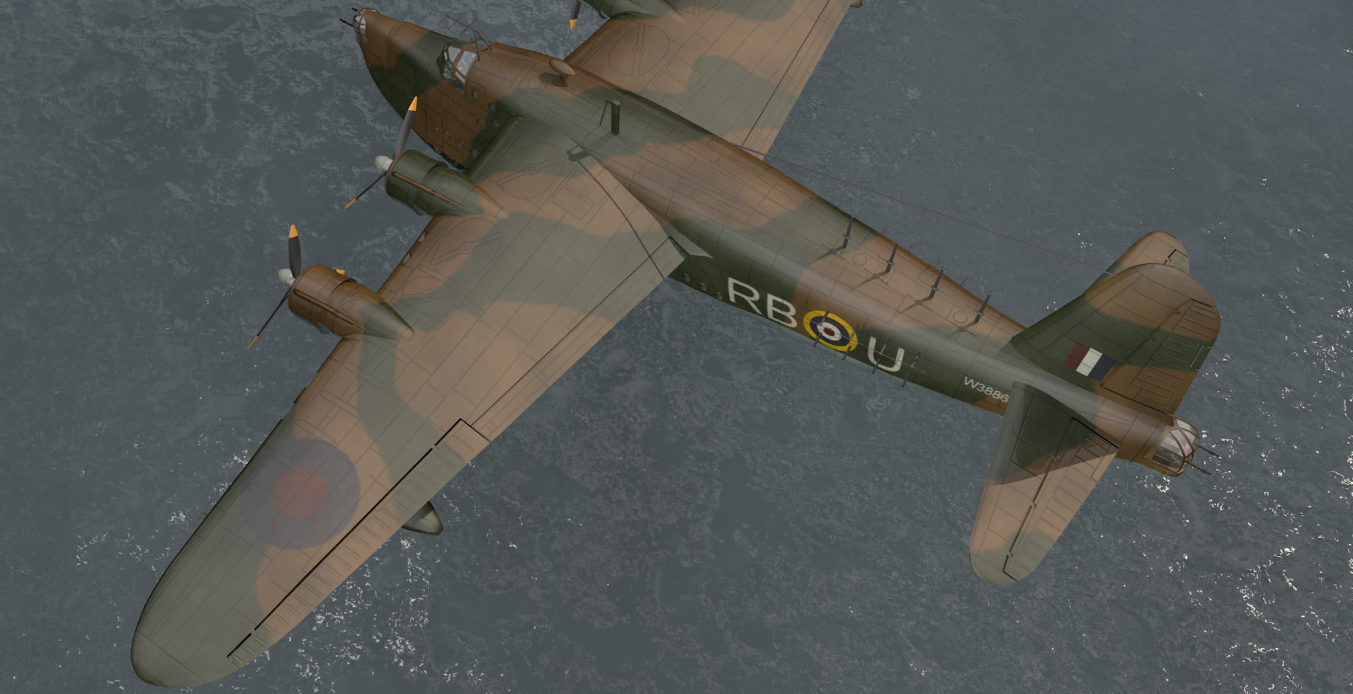 Short Sunderland Mk-2 3D model_4