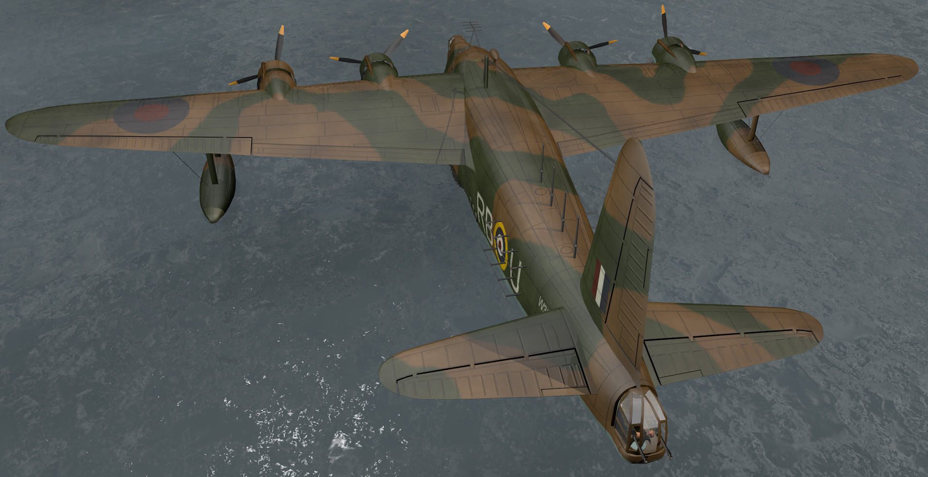 Short Sunderland Mk-2 3D model_2