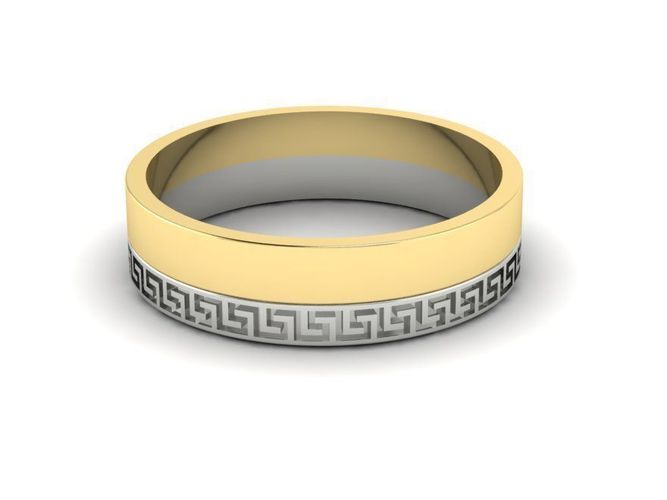  Ring with meander 3D print model