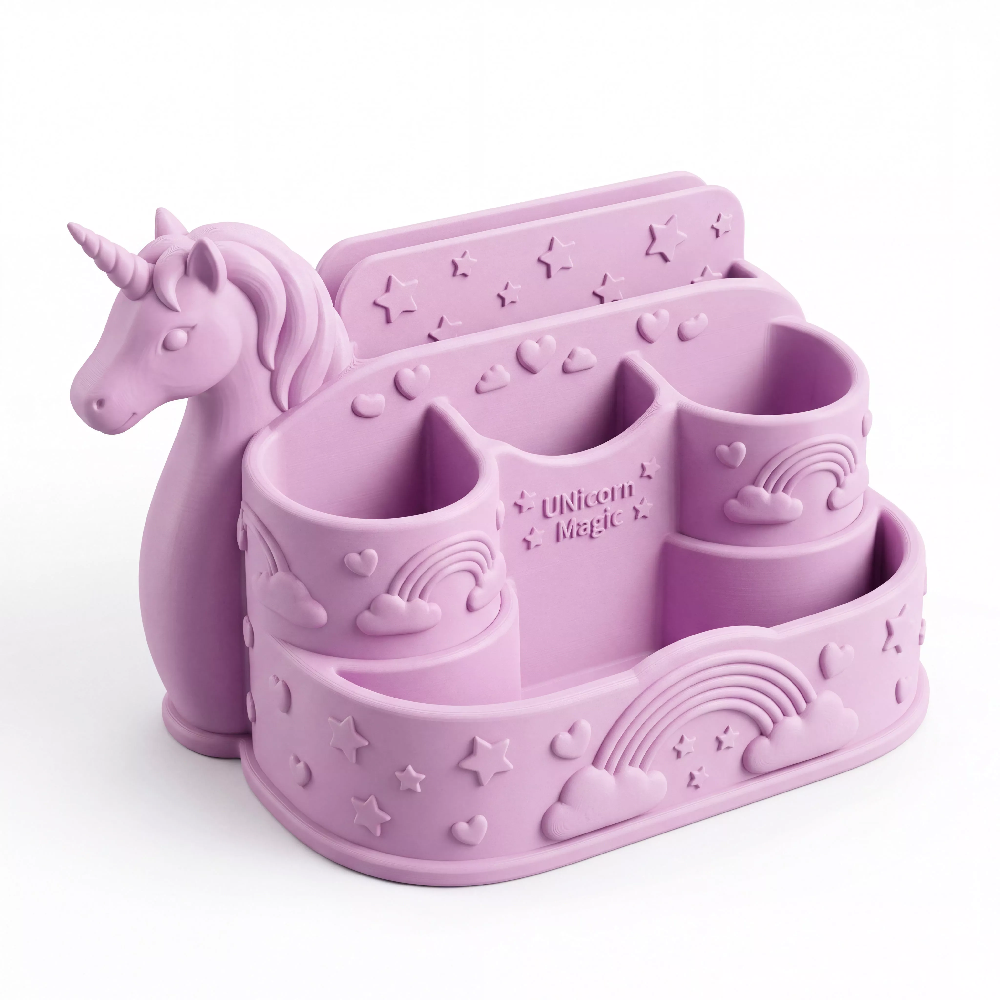Unicorn Magic Desk Organizer 3D print model