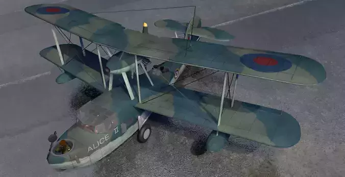 Supermarine Walrus Mk-1 3D model