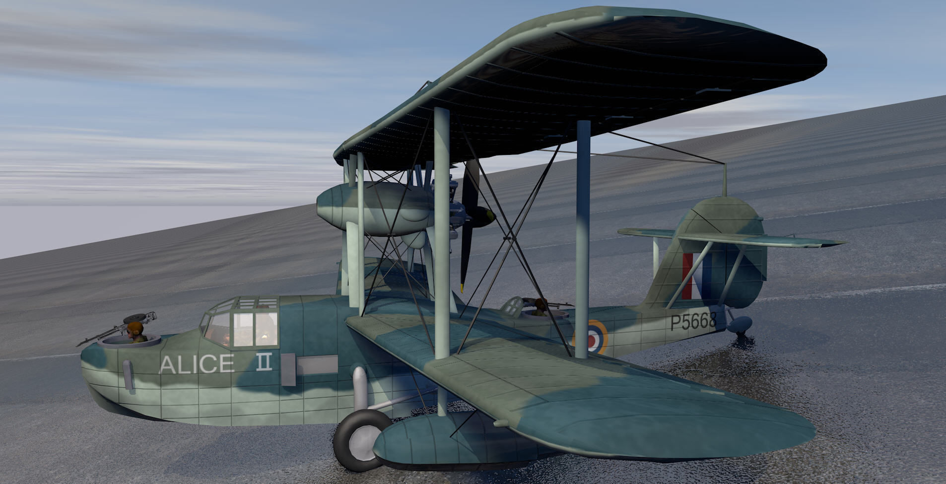 Supermarine Walrus Mk-1 3D model_4