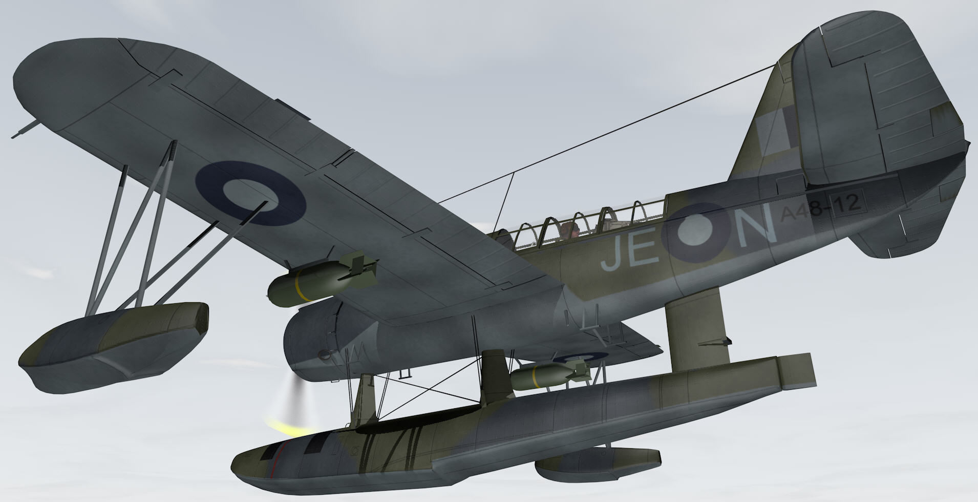 Vought Kingfisher Mk-1 - RAAF 3D model_9