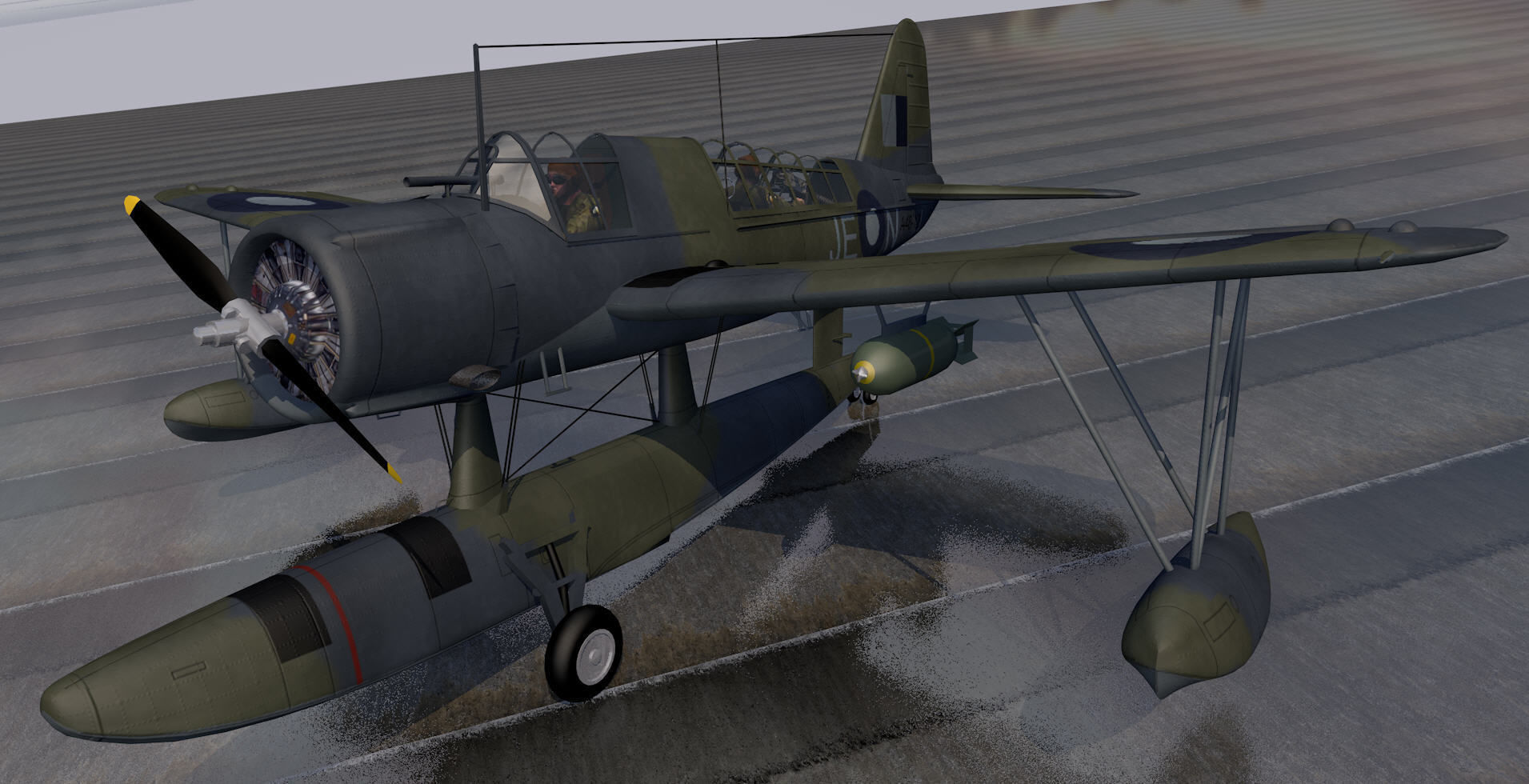 Vought Kingfisher Mk-1 - RAAF 3D model_8