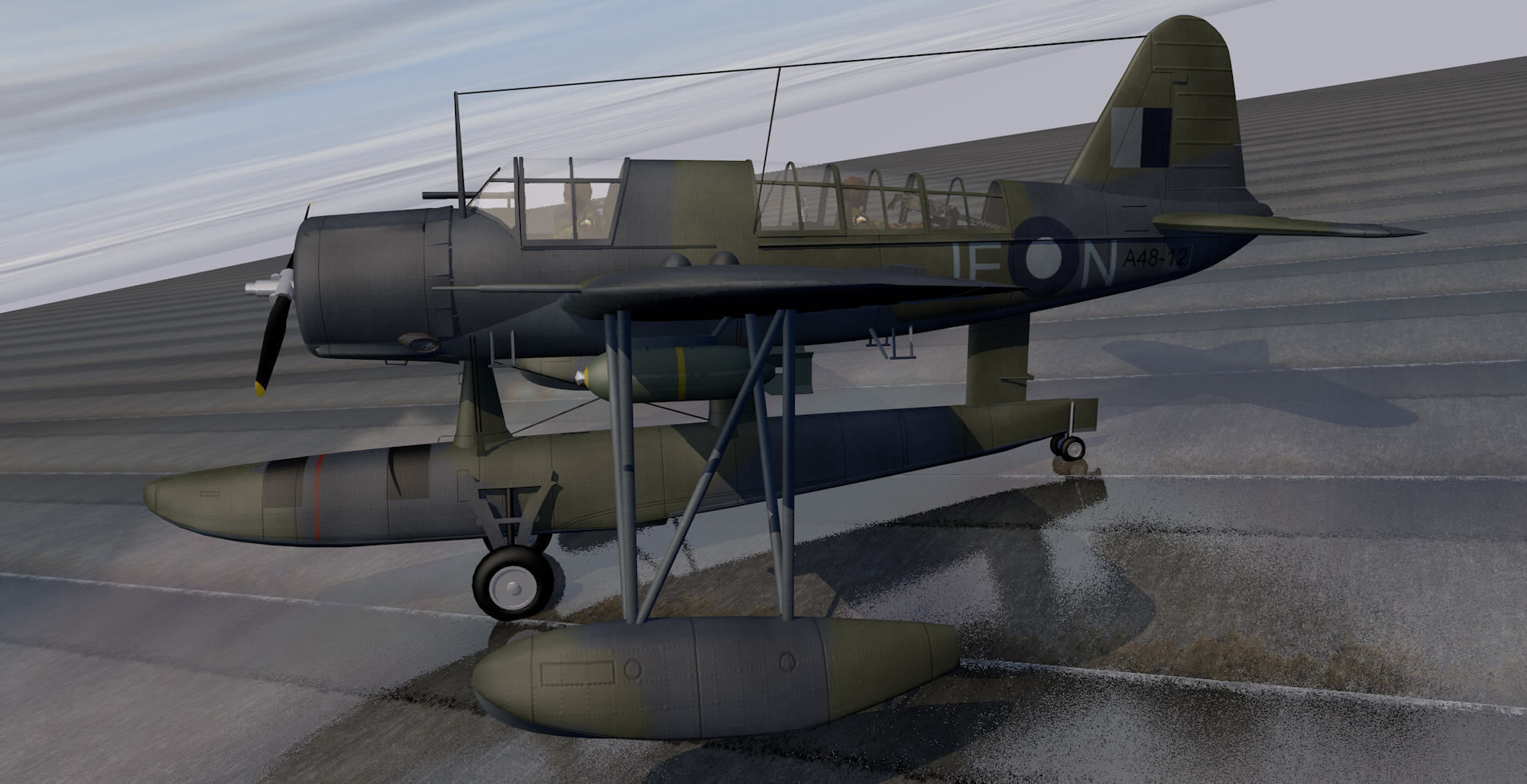 Vought Kingfisher Mk-1 - RAAF 3D model_4