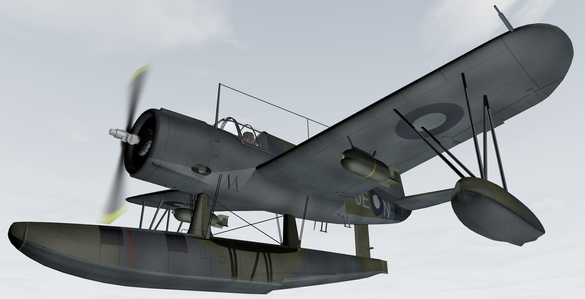 Vought Kingfisher Mk-1 - RAAF 3D model_10