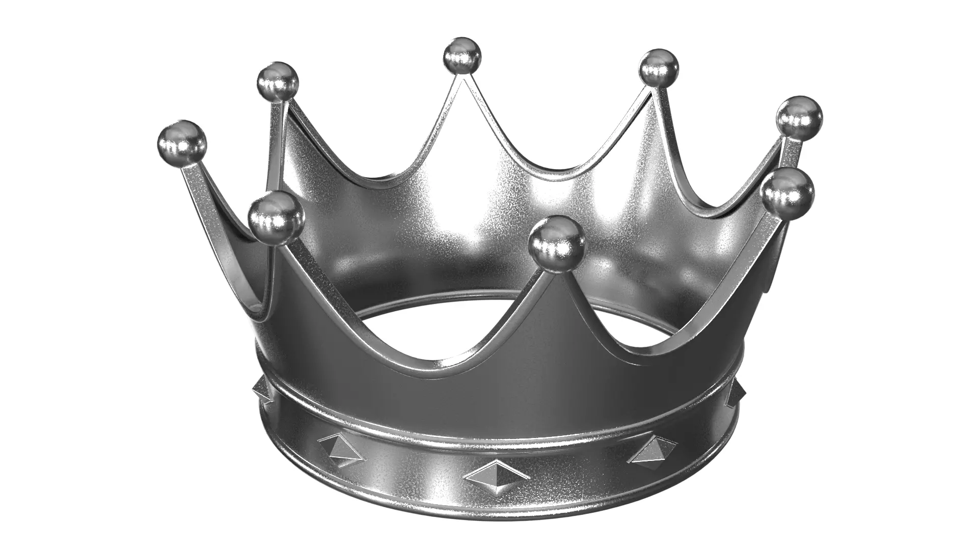 Crown PBR 4 Low-poly 3D model