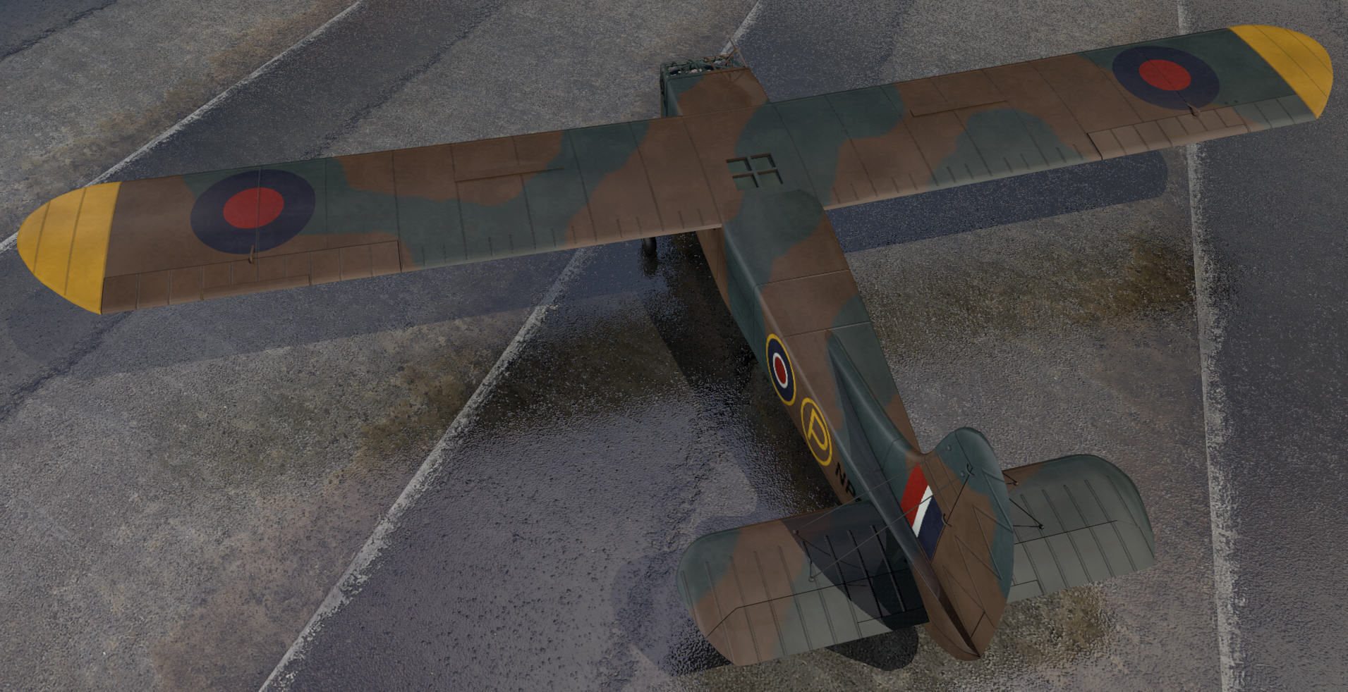 Waco Hadrian - RAF 3D model_6