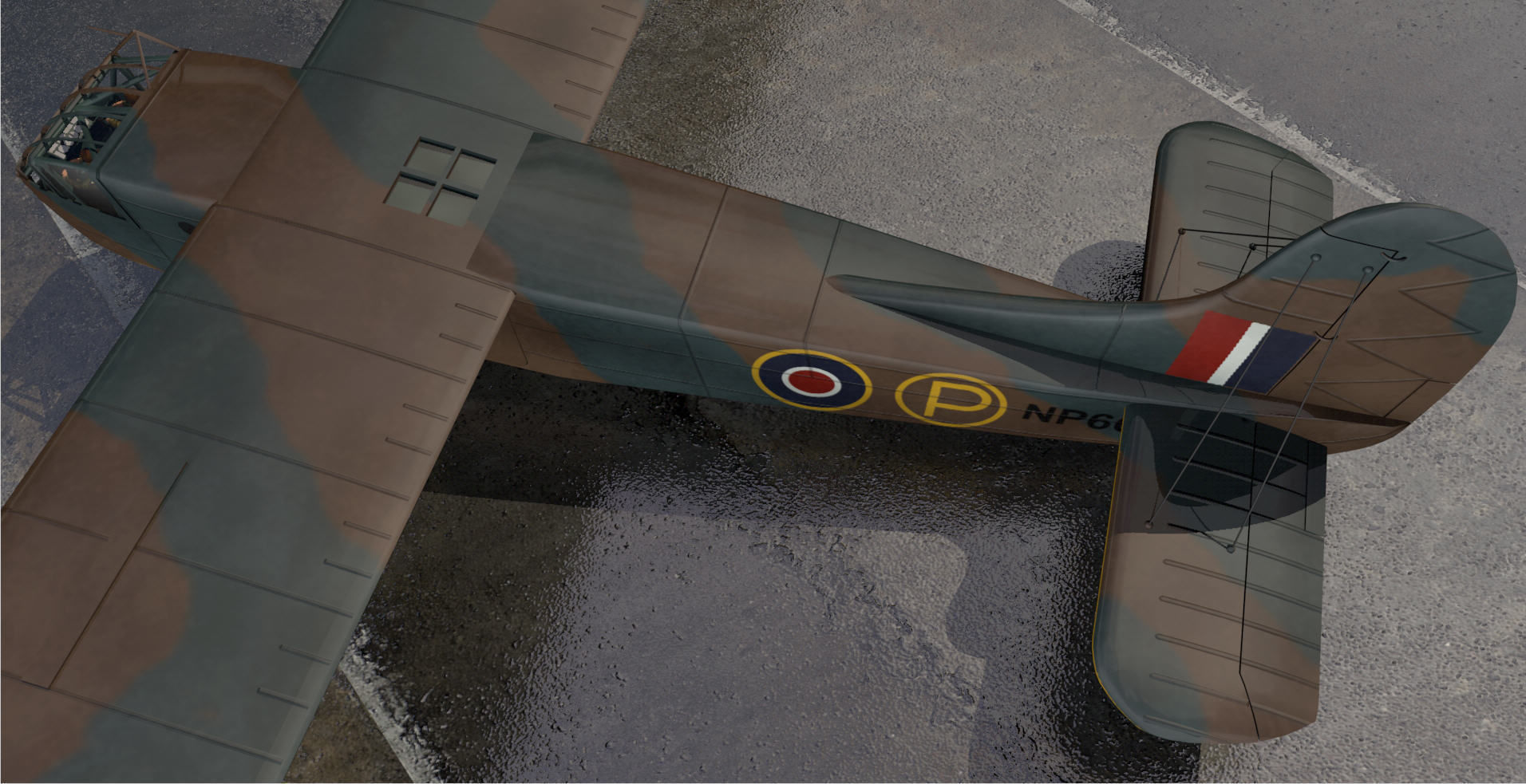 Waco Hadrian - RAF 3D model_7