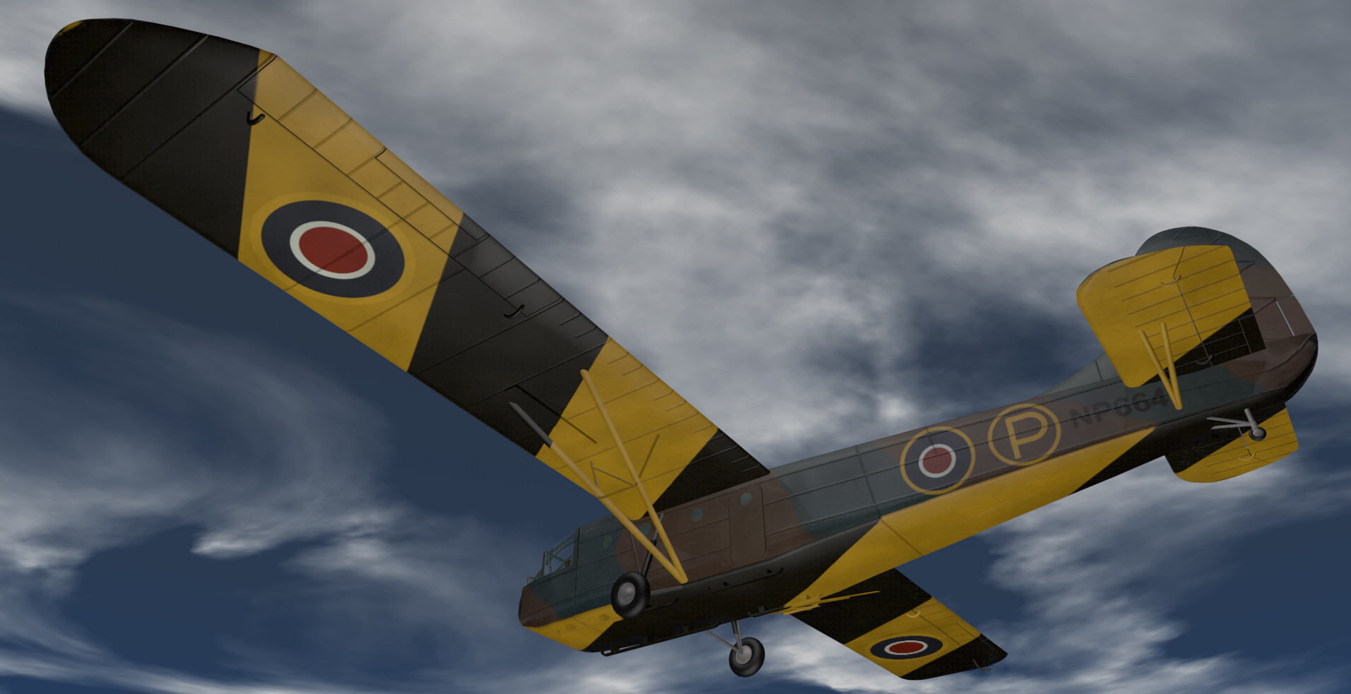 Waco Hadrian - RAF 3D model_10