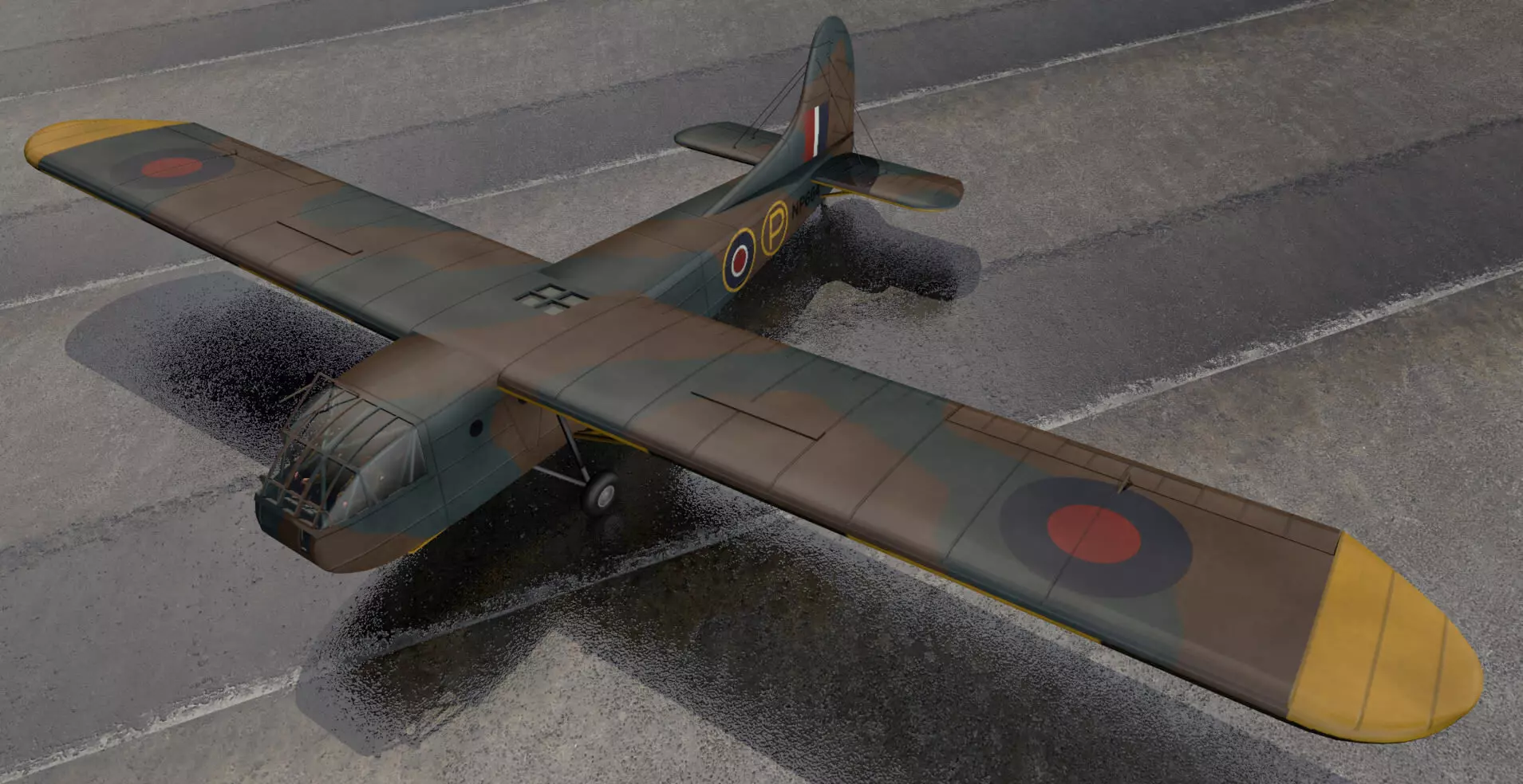 Waco Hadrian - RAF 3D model_0