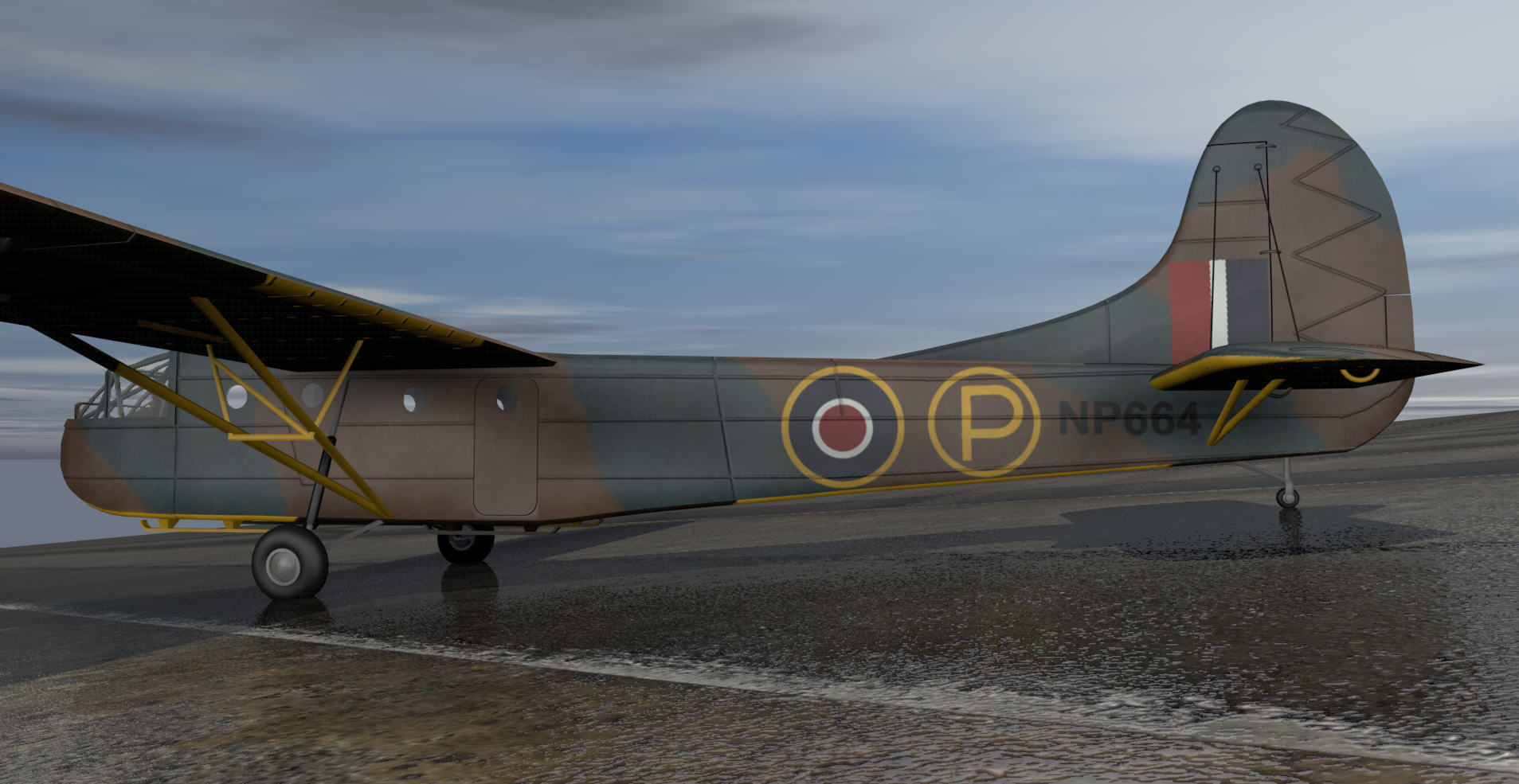 Waco Hadrian - RAF 3D model_8