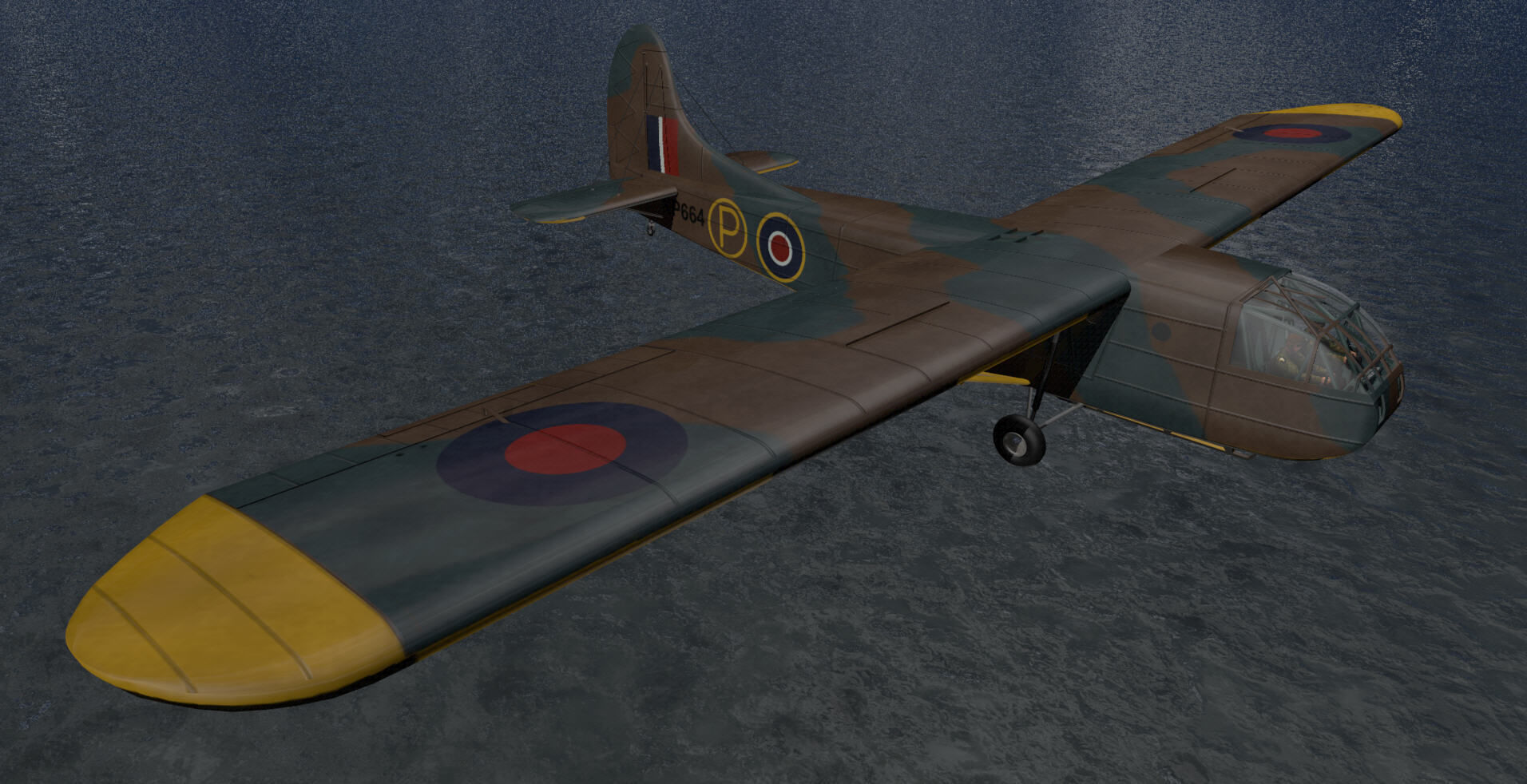 Waco Hadrian - RAF 3D model_9