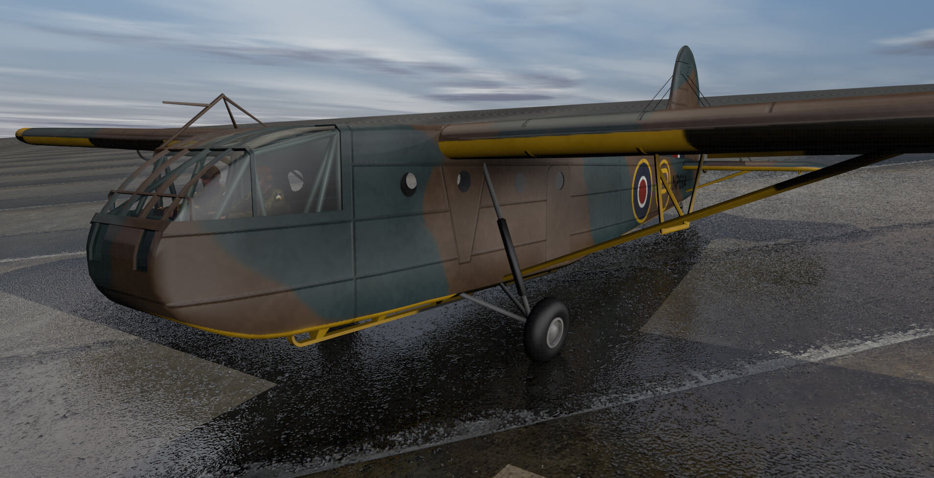 Waco Hadrian - RAF 3D model_3