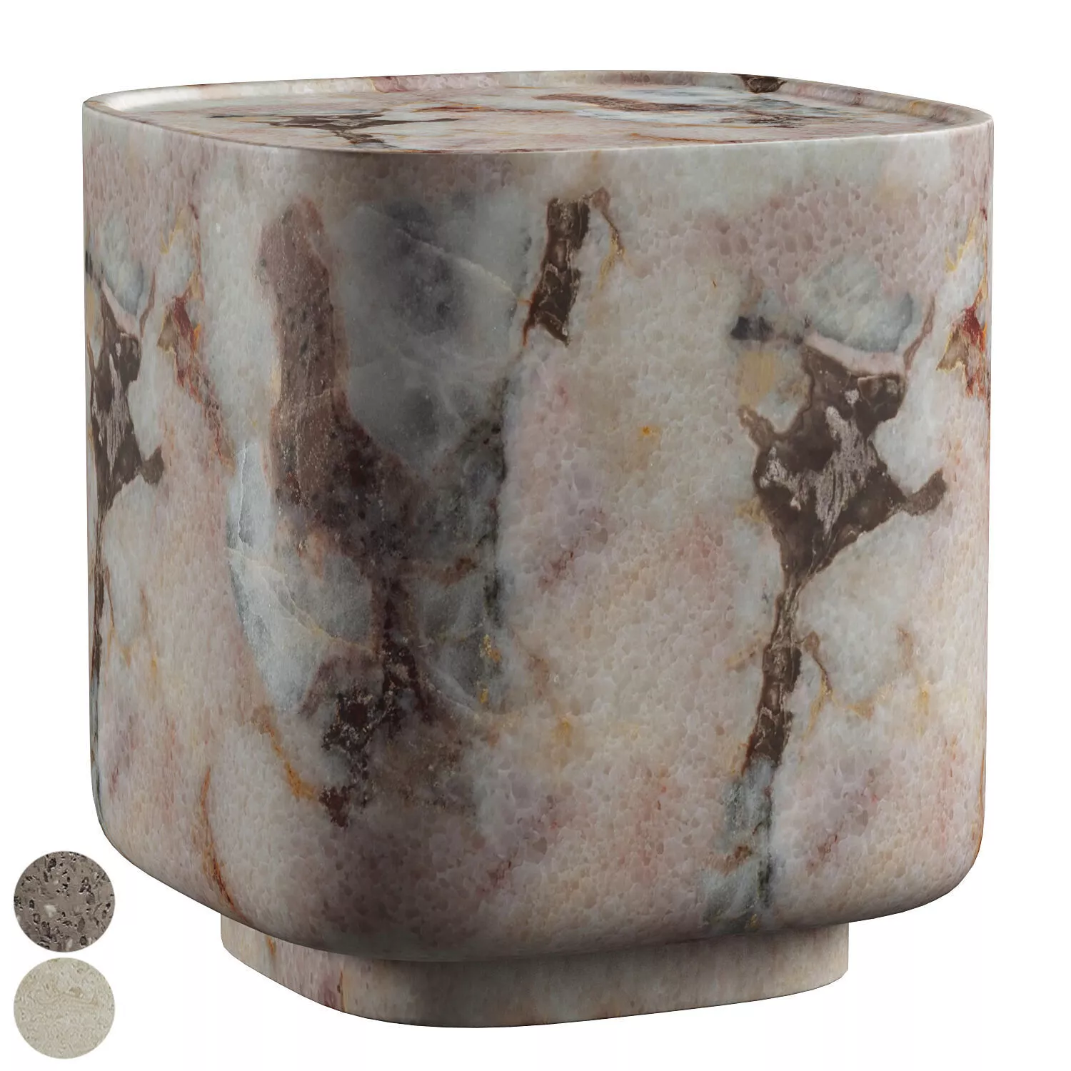 Vitolo Square Side Table 3D model