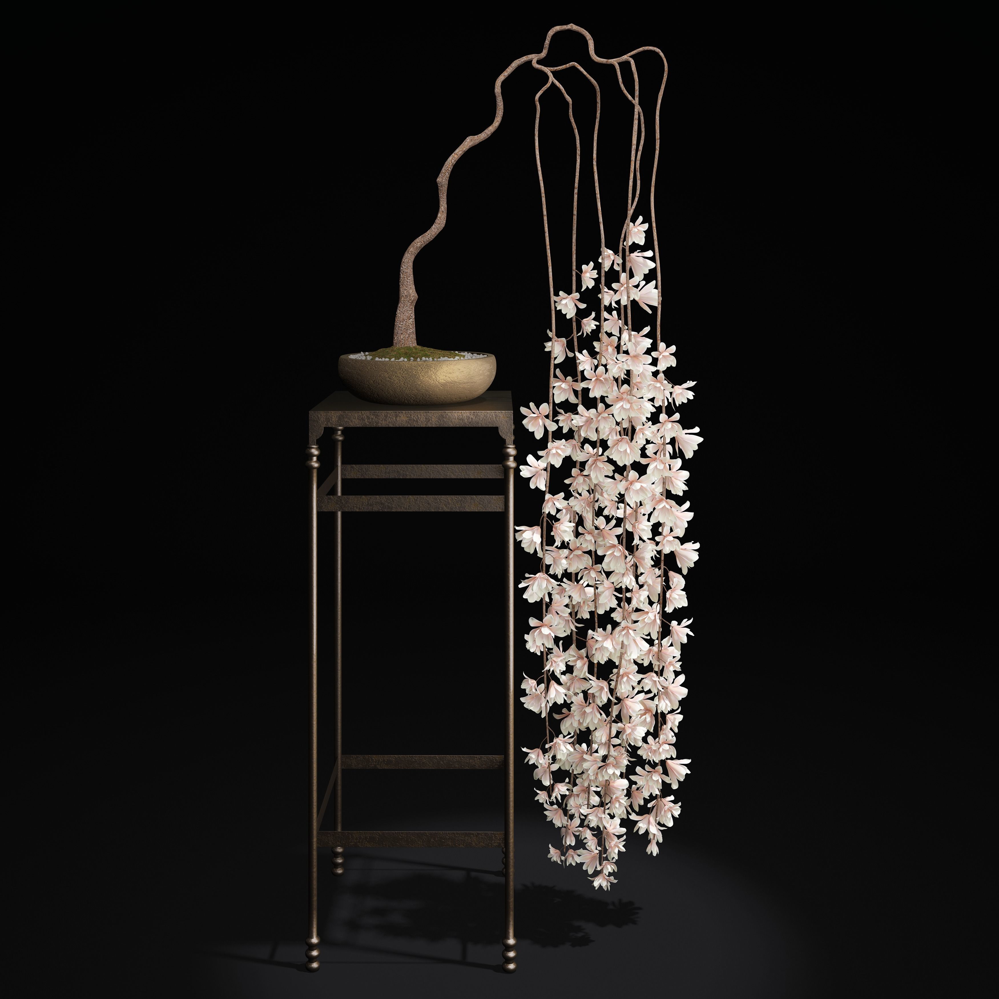 Bonsai Magnolia 3D model_0