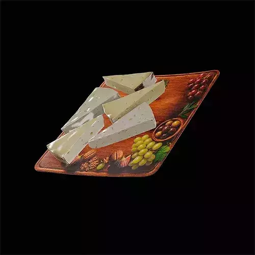 Cheese Selection 4 3D model 3