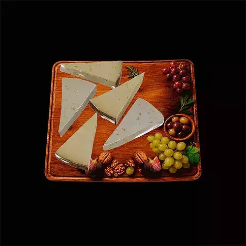 Cheese Selection 4 3D model 2