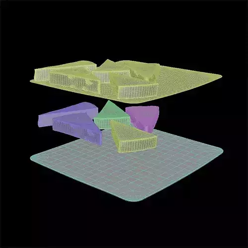 Cheese Selection 4 3D model 7
