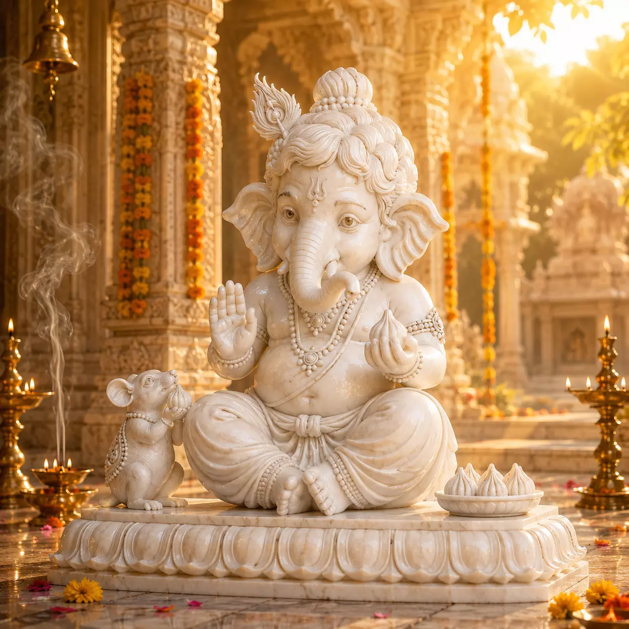 Little Modak Vinayaka Baby Ganesha Sculpture STL 3D print model
