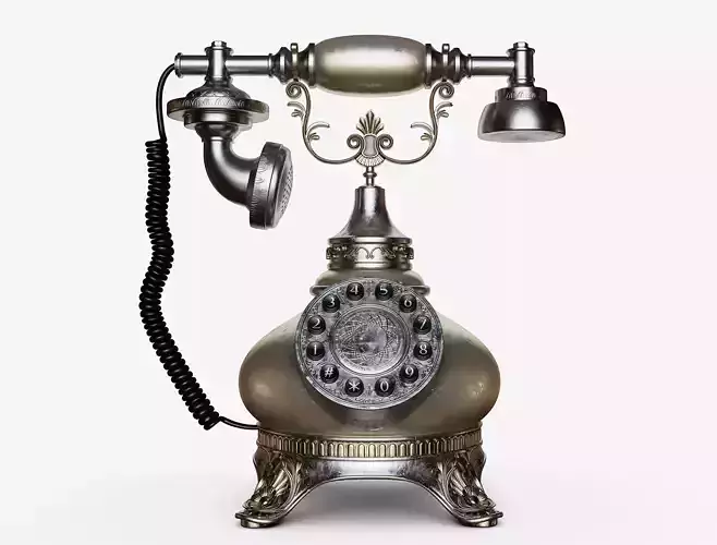 Phone Retro Vintage style 3D model