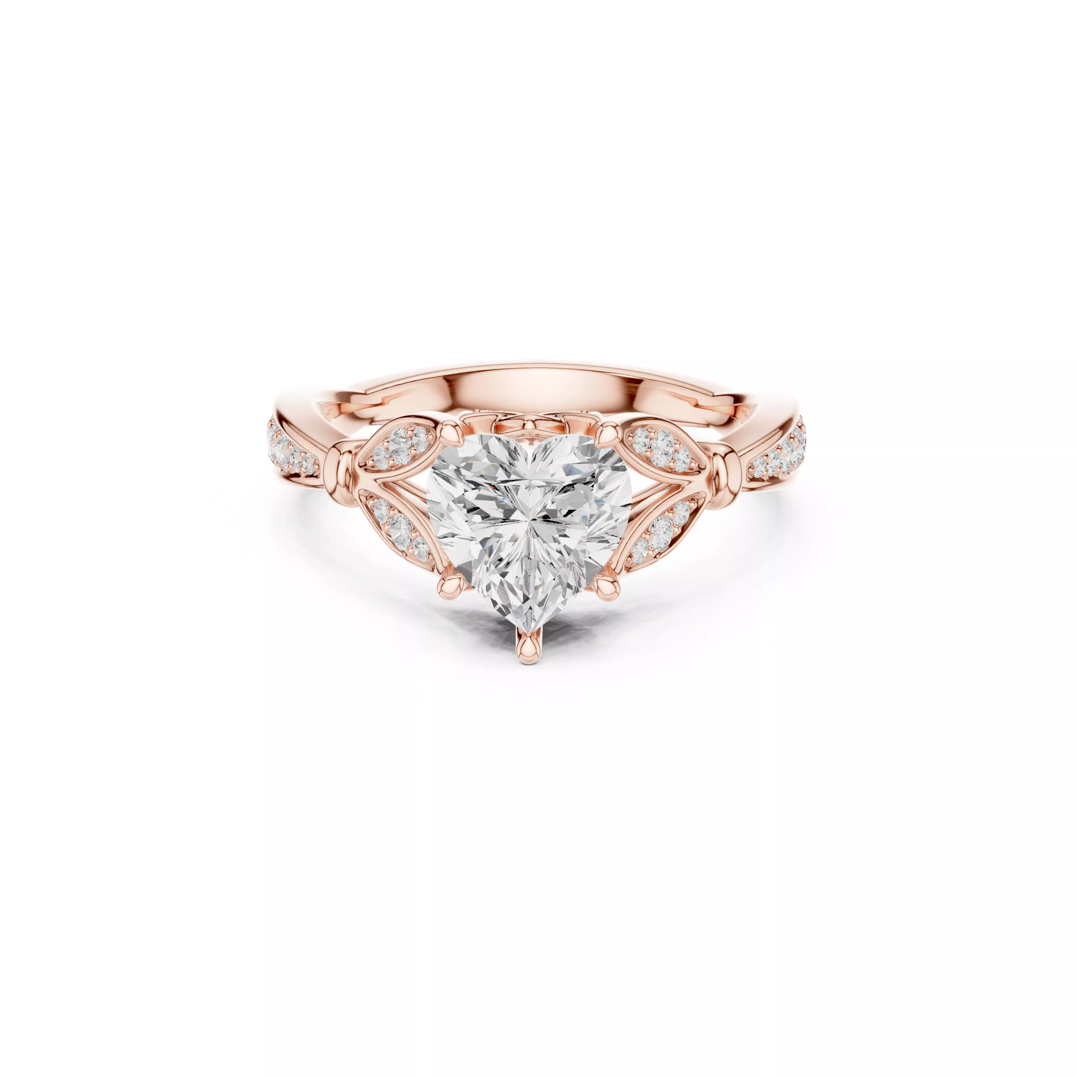Custom Fine Jewelry Diamond Ring Gold Band STL 3DM 934 3D print model