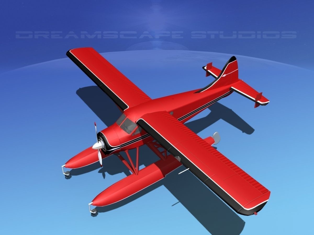 Dehavilland DHC-2 Beaver V02 3D model_10