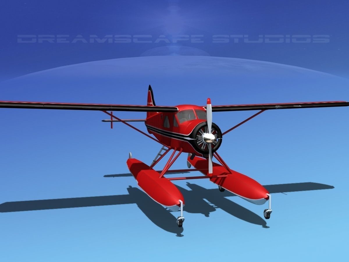 Dehavilland DHC-2 Beaver V02 3D model_2