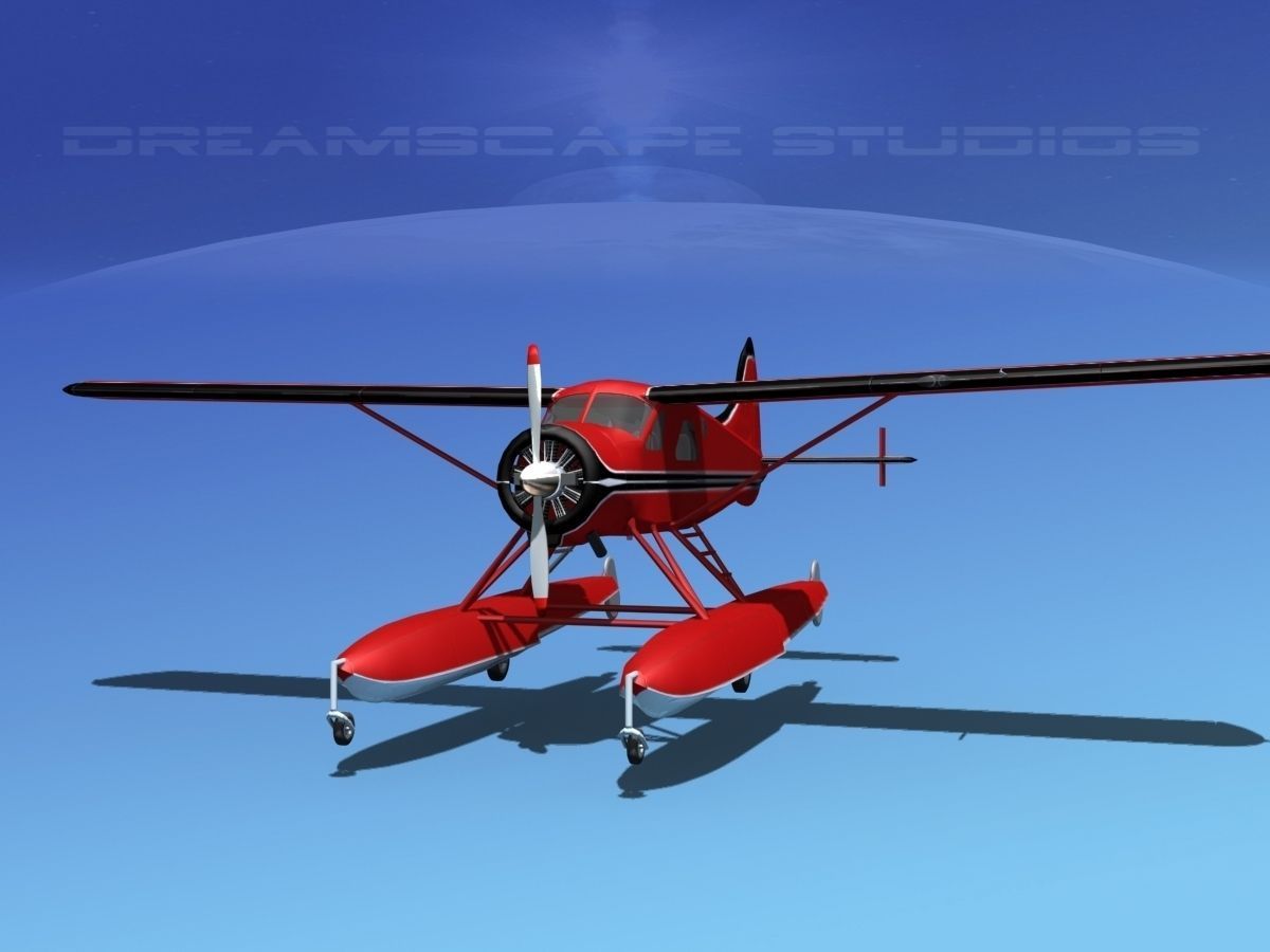 Dehavilland DHC-2 Beaver V02 3D model_1