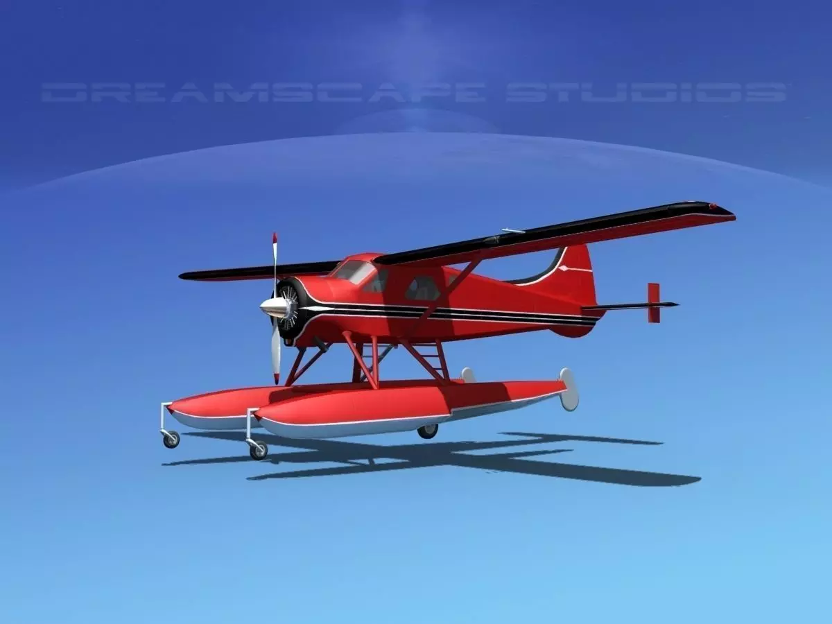 Dehavilland DHC-2 Beaver V02 3D model_0