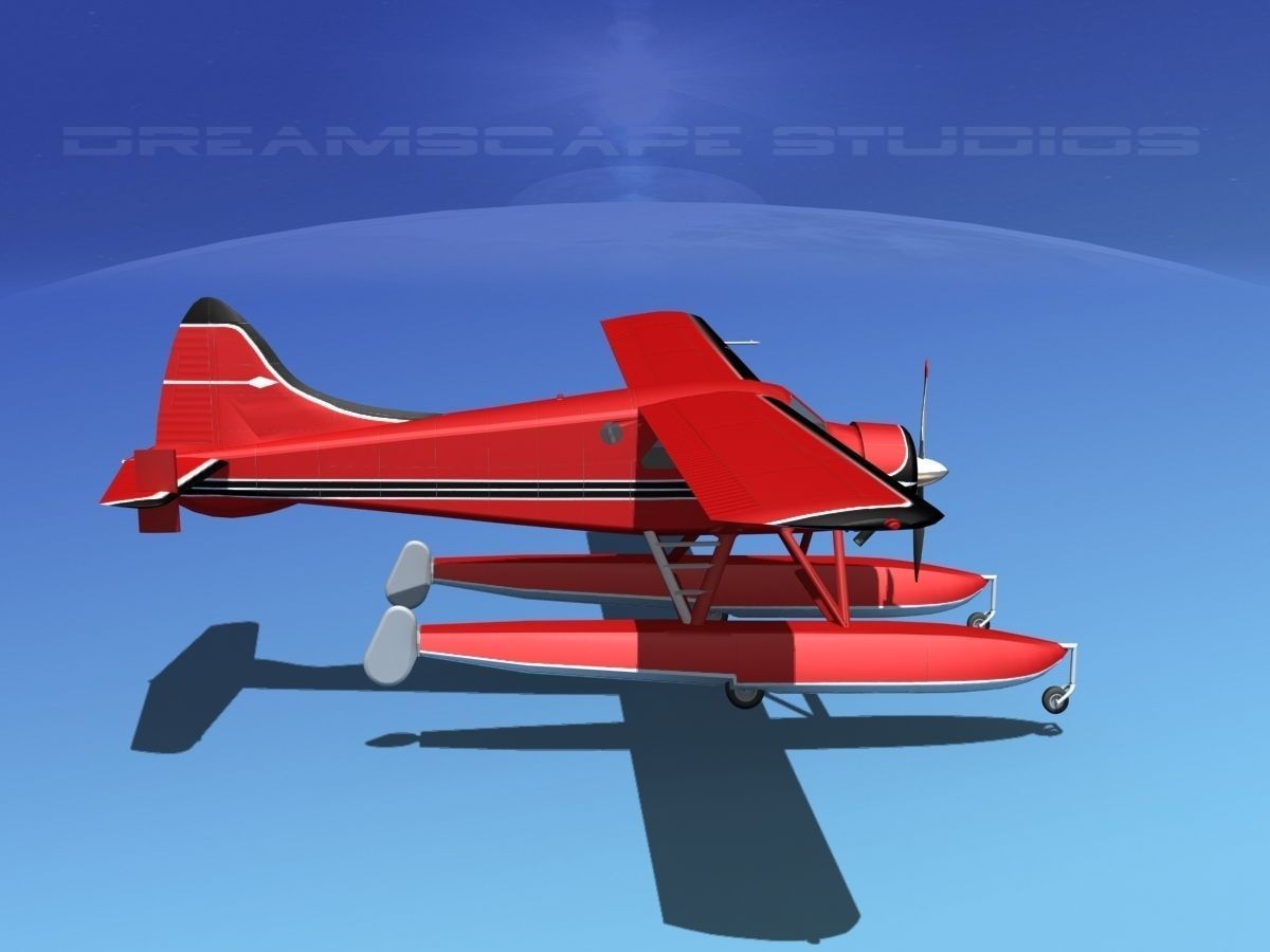 Dehavilland DHC-2 Beaver V02 3D model_4