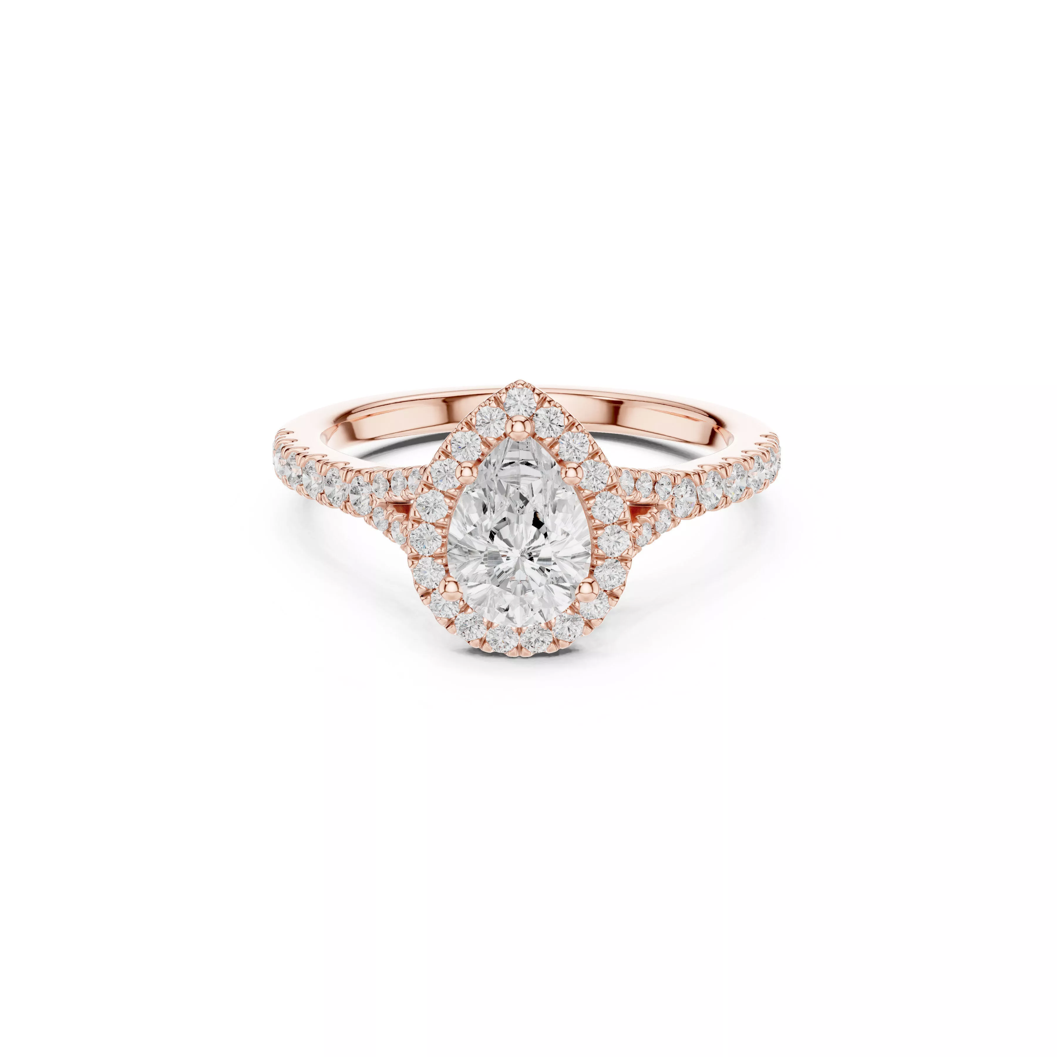 Custom Fine Jewelry Diamond Ring Gold Band STL 3DM 911 3D print model
