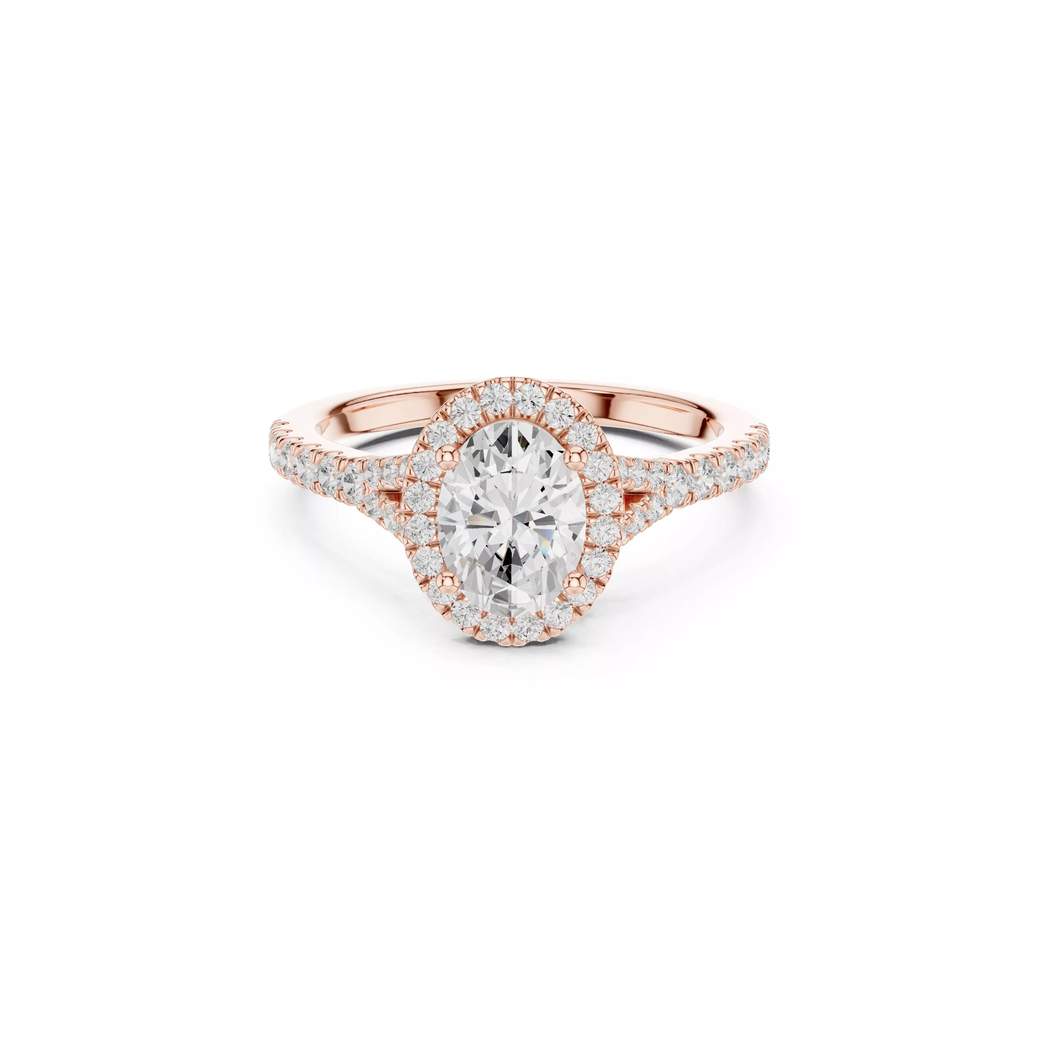 Custom Fine Jewelry Diamond Ring Gold Band STL 3DM 910 3D print model