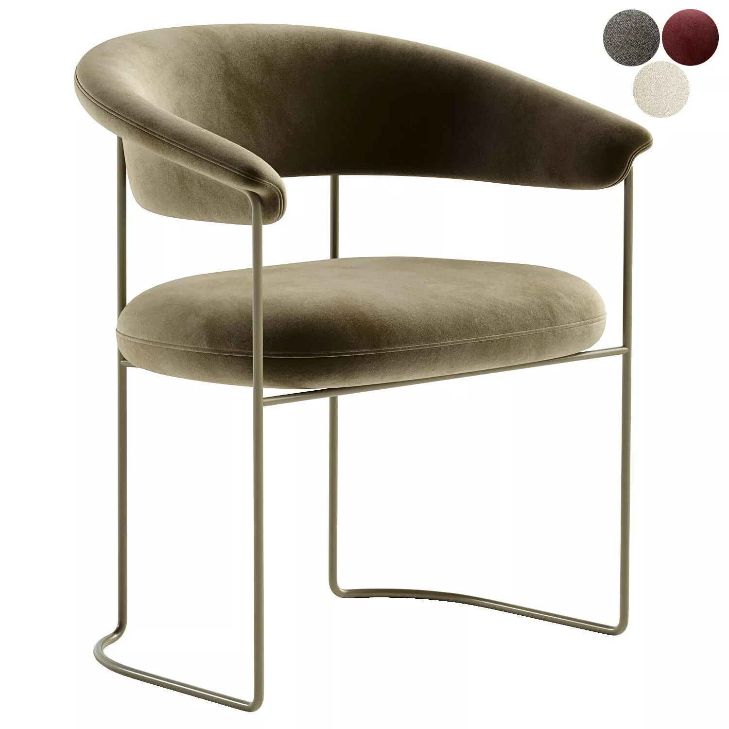 Elyne Dining Chair 3D model