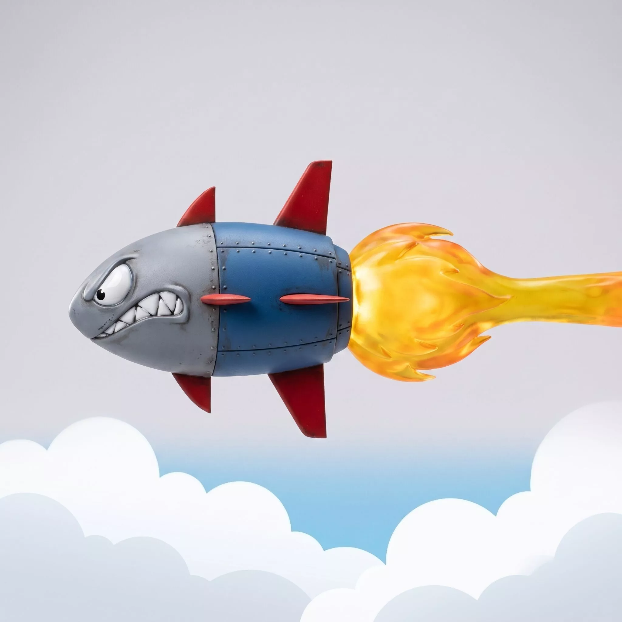 Oolong rocket 3D Model 3D print model