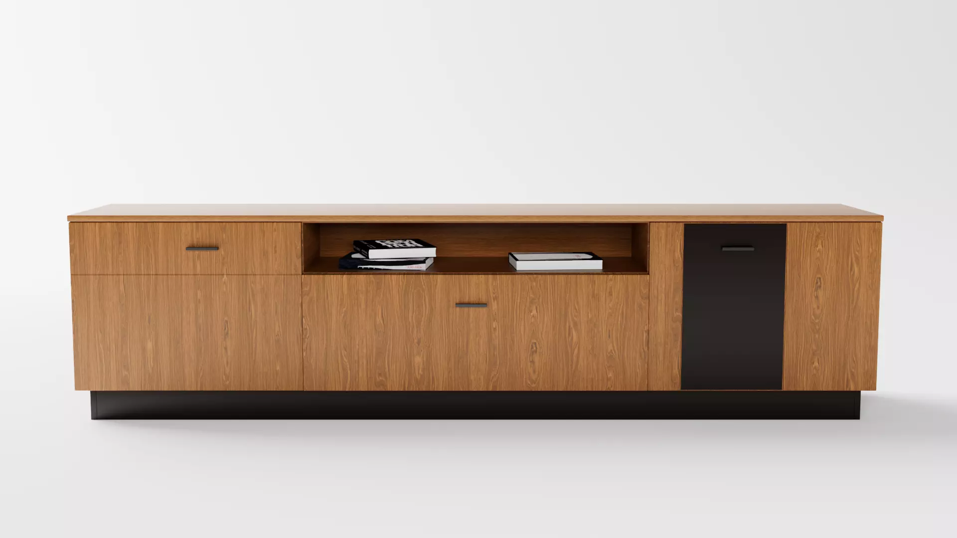 Modern Wooden Chest of Drawers 3D Model Free 3D model