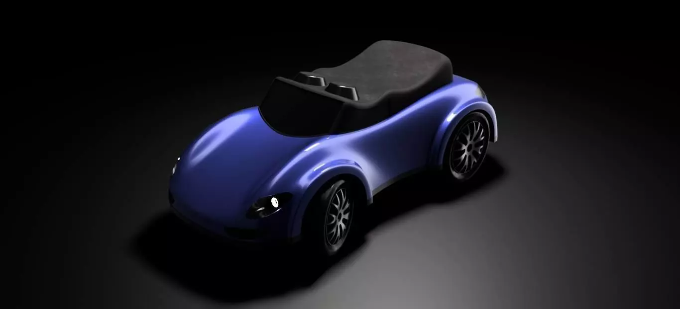 Toy Car - Injection Mold 3D print model