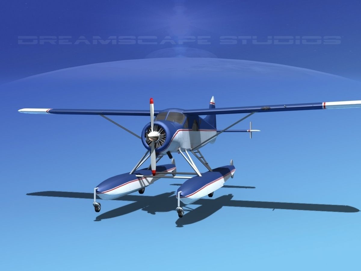 Dehavilland DHC-2 Beaver V03 3D model_2