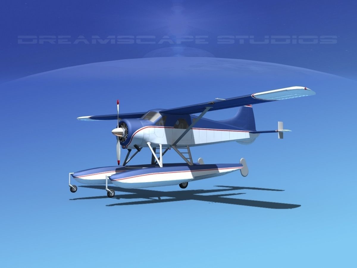 Dehavilland DHC-2 Beaver V03 3D model_1