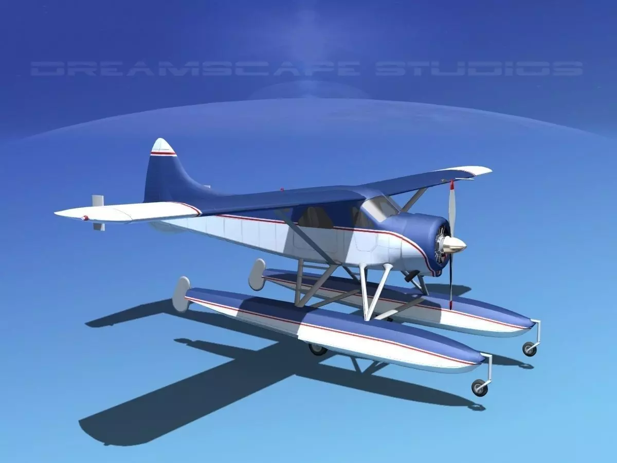 Dehavilland DHC-2 Beaver V03 3D model_0