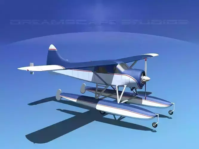 Dehavilland DHC-2 Beaver V03 3D model