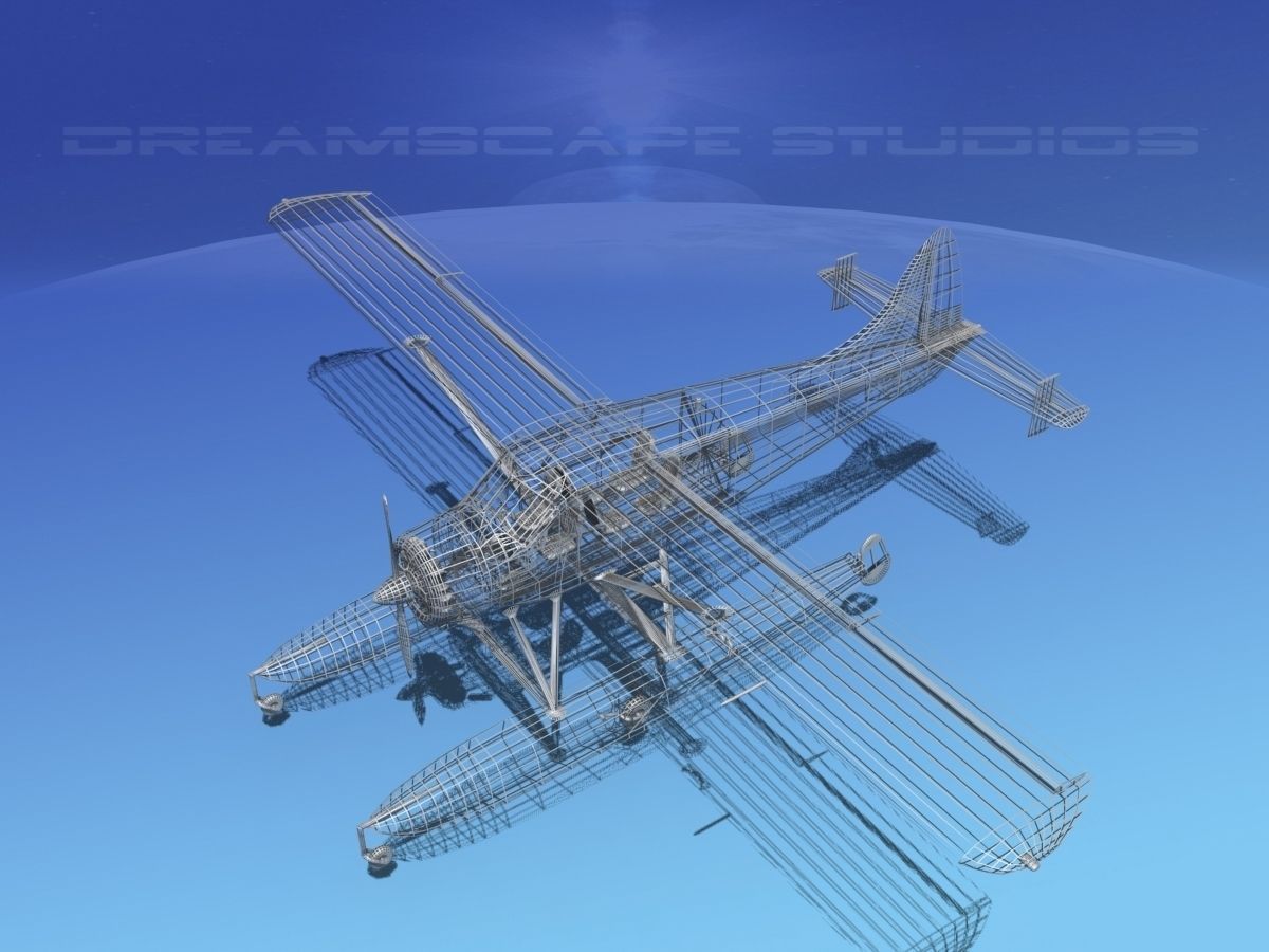 Dehavilland DHC-2 Beaver V03 3D model_11