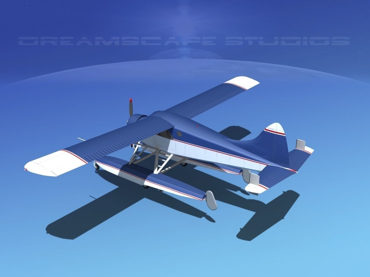 Dehavilland DHC-2 Beaver V03 3D model_6