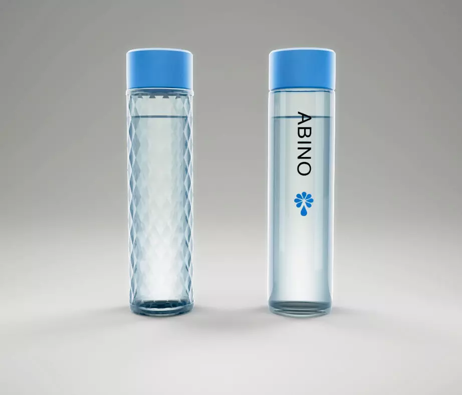 Bottles  water 3D model 3D model_0