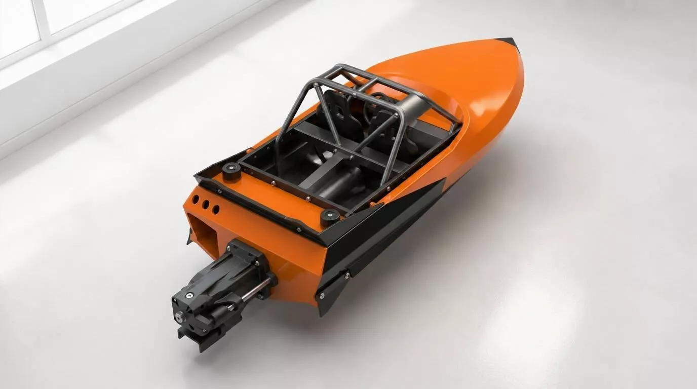 M-Jet Supersprint Racing Boat 3D Render 3D model
