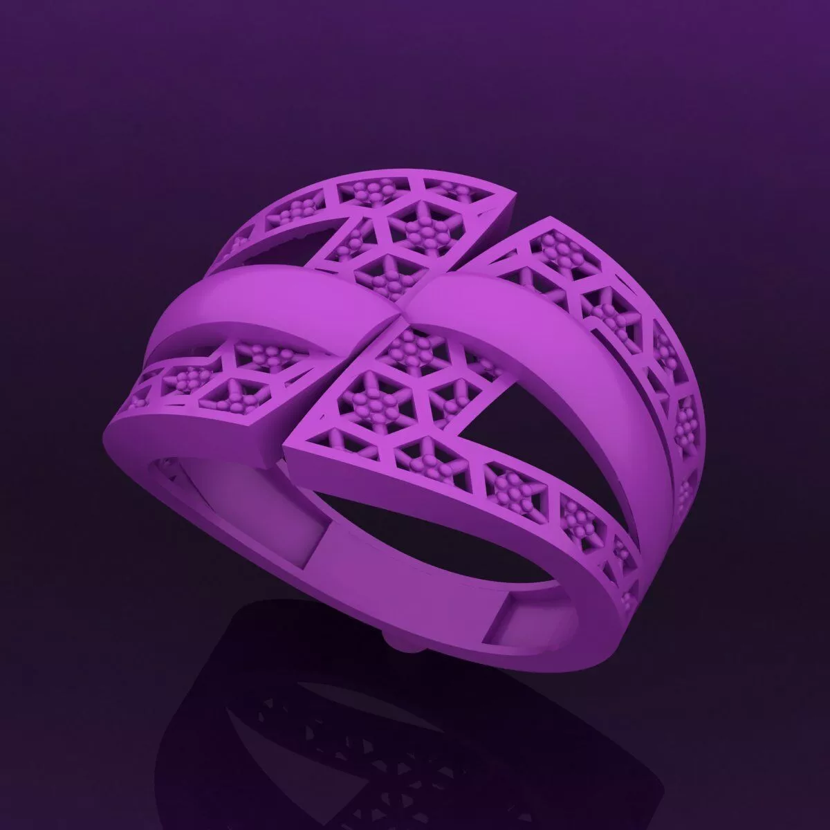 Minimalist Turkish Ring Design 3D print model